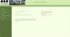 Desktop Screenshot of agorapsykologkontor.no